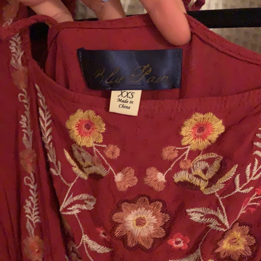 Blue Rain Boho red dress - Picture 7 of 8